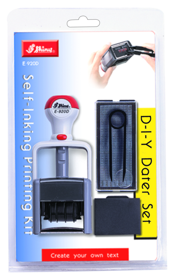 Istampa Kaşe ve Mürekkepleri SHINY E-920D SET TARİH KAŞE 24x41mm Satın Al