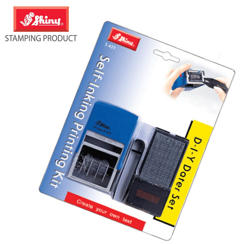Istampa Kaşe ve Mürekkepleri SHINY S-421 MAVİ KASA SET TARİH KAŞE 24x41mm Satın Al