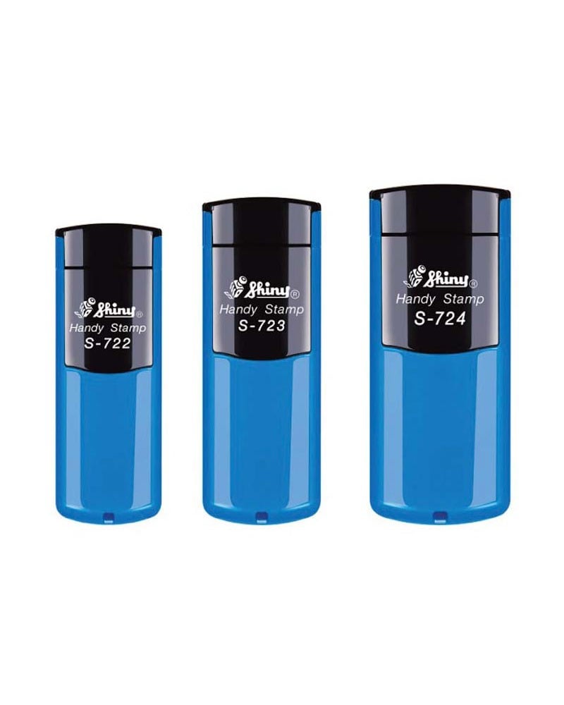 Istampa Kaşe ve Mürekkepleri SHINY S-722 MAVİ KASA SİYAH PED 38X14MM Satın Al