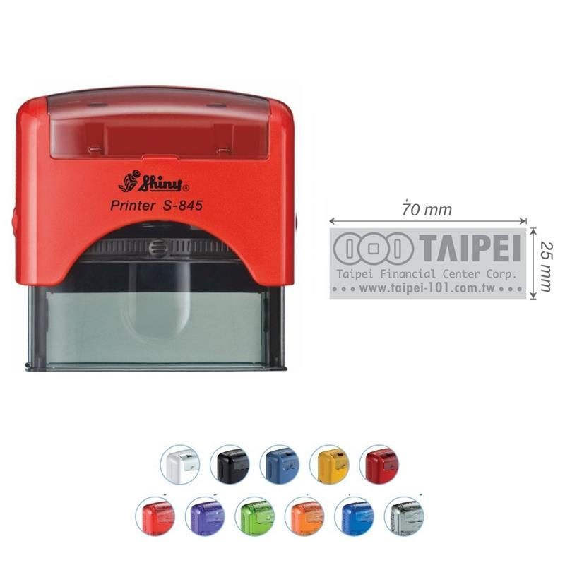 Istampa Kaşe ve Mürekkepleri SHINY S-845 KIRMIZI KASA SİYAH PED 70X25MM Satın Al