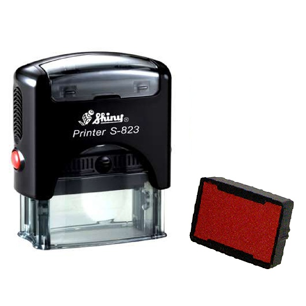 Istampa Kaşe ve Mürekkepleri SHINY S-823 SİYAH KASA MAVİ  PED 47X18MM Satın Al
