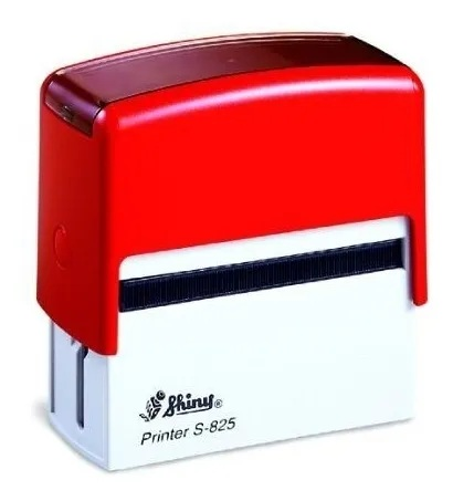 Istampa Kaşe ve Mürekkepleri SHINY S-825 KIRMIZI KASA SİYAH PED 70X25MM Satın Al