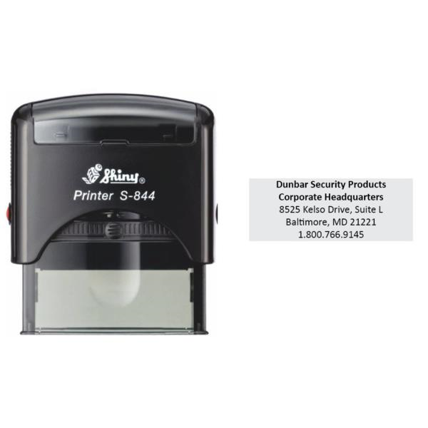 Istampa Kaşe ve Mürekkepleri SHINY S-844 SİYAH KASA SİYAH PED 58X22MM Satın Al