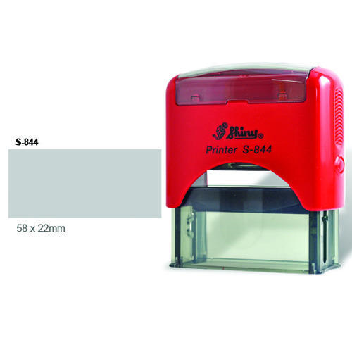 Istampa Kaşe ve Mürekkepleri SHINY S-844 KIRMIZI KASA SİYAH PED 58X22MM Satın Al