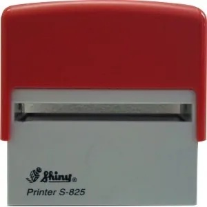 Istampa Kaşe ve Mürekkepleri SHINY S-825 KIRMIZI KASA SİYAH PED 70X25MM Satın Al