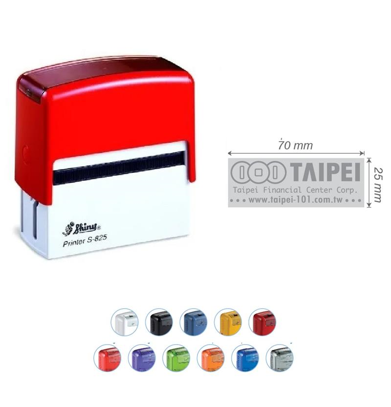 Istampa Kaşe ve Mürekkepleri SHINY S-825 KIRMIZI KASA SİYAH PED 70X25MM Satın Al