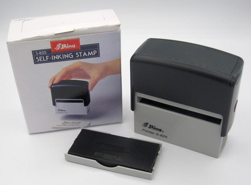 Istampa Kaşe ve Mürekkepleri SHINY S-825 SİYAH KASA SİYAH PED 70X25MM Satın Al
