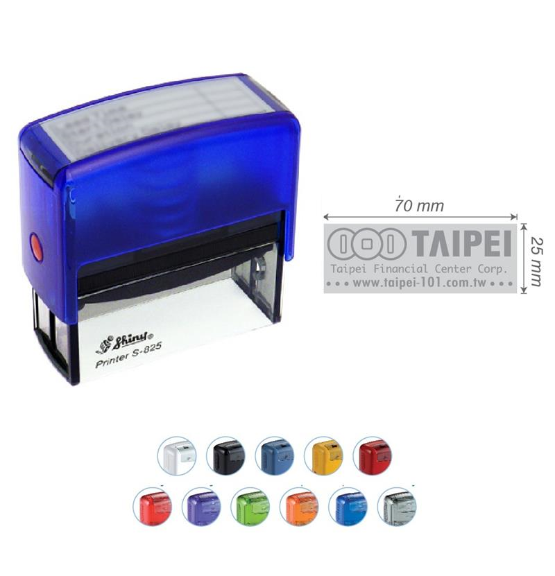 Istampa Kaşe ve Mürekkepleri SHINY S-825 MAVİ KASA SİYAH PED 70X25MM Satın Al