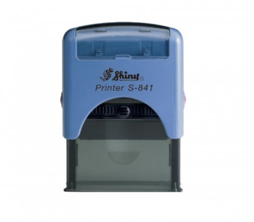 Istampa Kaşe ve Mürekkepleri SHINY S-841 MAVİ KASA SİYAH PED 26X10MM Satın Al