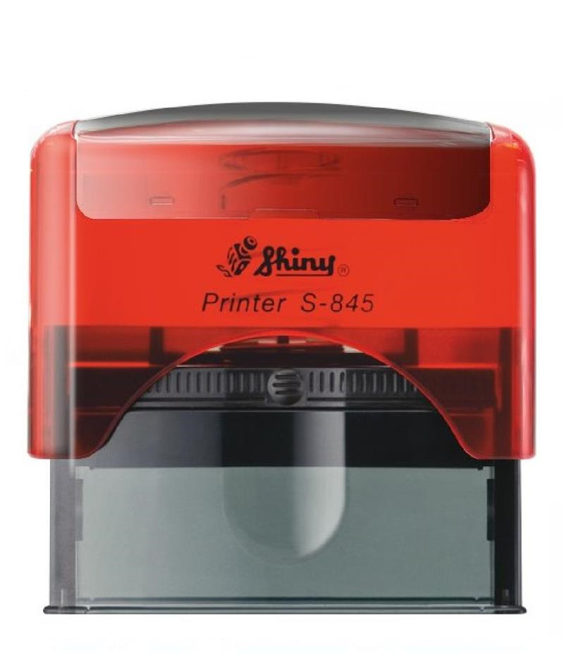 Istampa Kaşe ve Mürekkepleri SHINY S-845 KIRMIZI KASA SİYAH PED 70X25MM Satın Al
