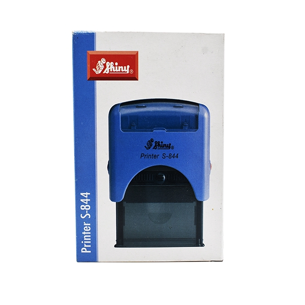 Istampa Kaşe ve Mürekkepleri SHINY S-844 MAVİ KASA SİYAH PED 58X22MM Satın Al