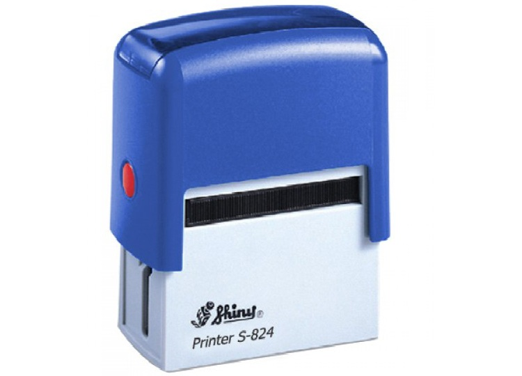 Istampa Kaşe ve Mürekkepleri SHINY S-824 MAVİ KASA SİYAH PED 58X22MM Satın Al