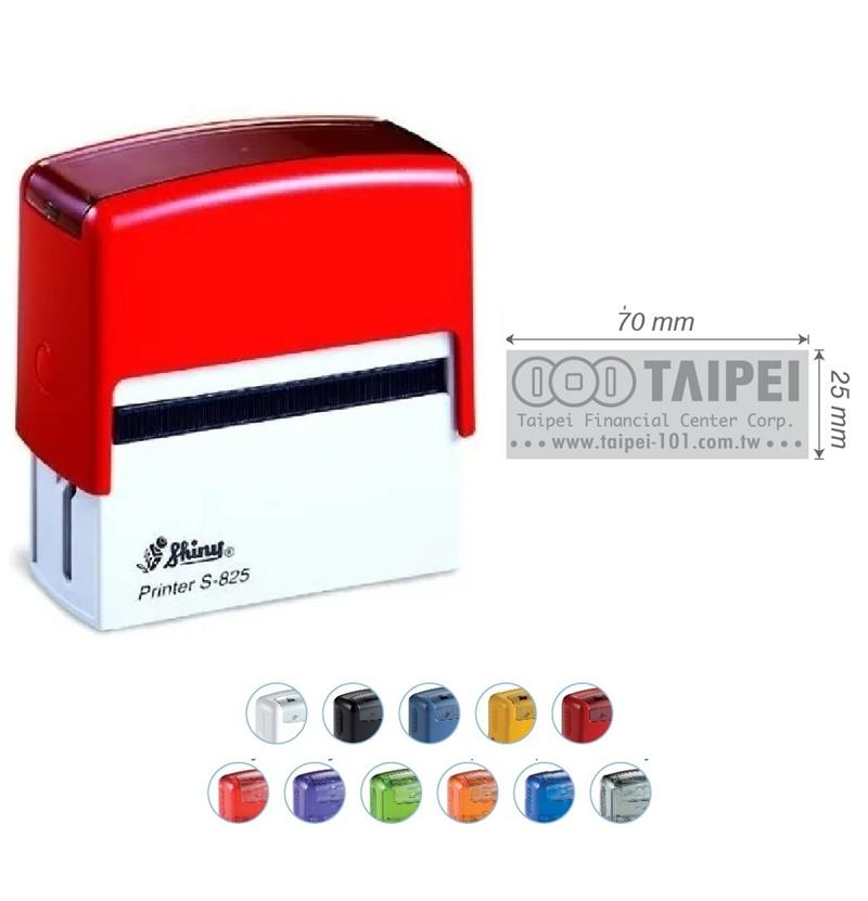 Istampa Kaşe ve Mürekkepleri SHINY S-825 KIRMIZI KASA SİYAH PED 70X25MM Satın Al