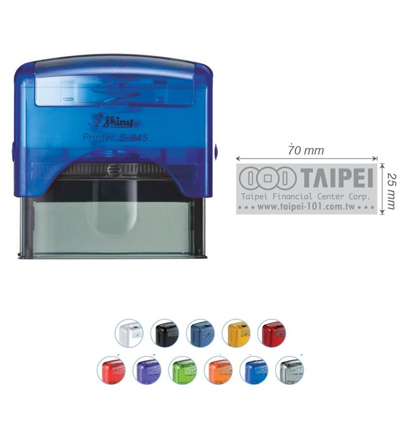 Istampa Kaşe ve Mürekkepleri SHINY S-845 MAVİ KASA SİYAH PED 70X25MM Satın Al