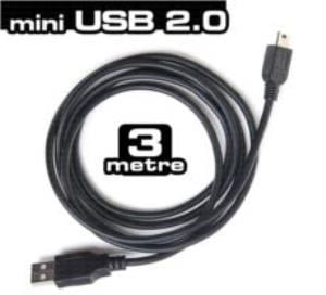 Kablolar ve Adaptörler Dark DK-CB-USB2MINIL300 Mini USB 2.0 3mt Şarj ve Data Kablosu Satın Al