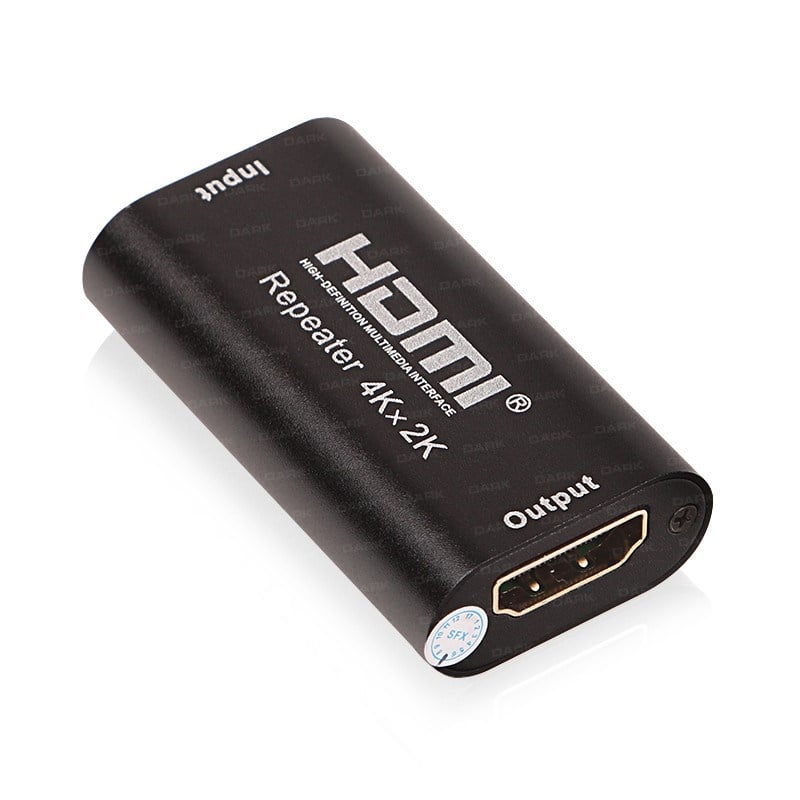 Kablolar ve Adaptörler Dark DK-HD-E102 4K HDMI Dişi-Dişi Sinyal Güçlendirici Adaptör Satın Al