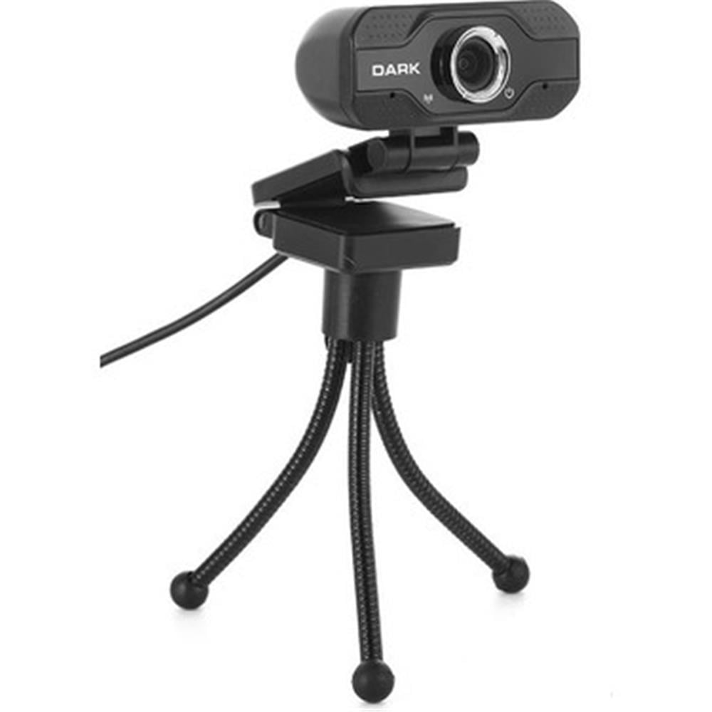 Kablolar ve Adaptörler Dark WCAM11 1080P USB Web Kamera & Mini Tripod (1960x1280 Çözünürlük) Dahili Mikrofon Satın Al