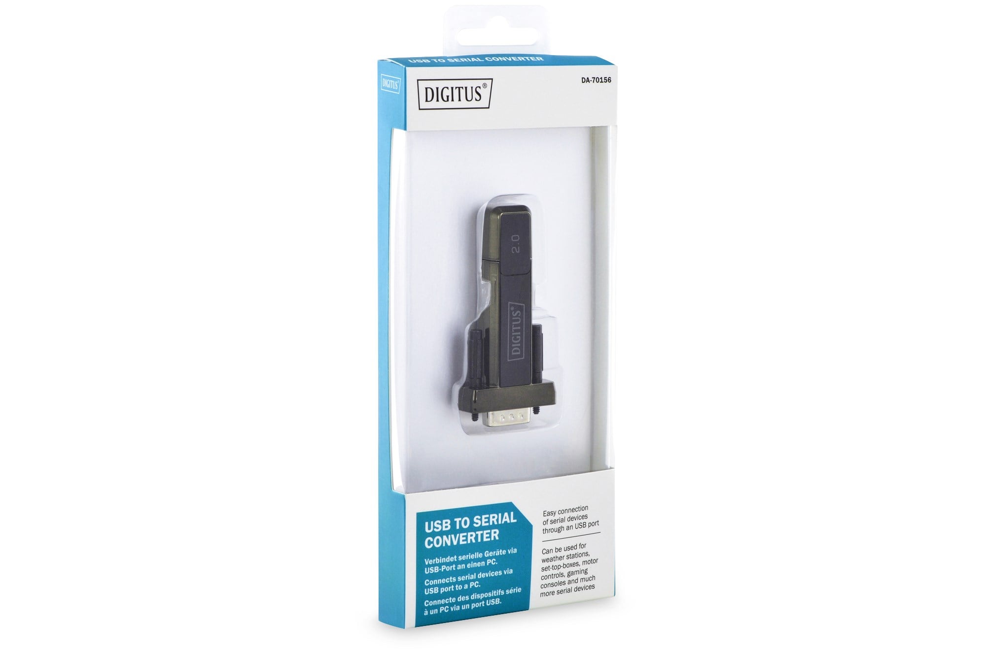 Kablolar ve Adaptörler DIGITUS DA-70156 USB 2.0 TO RS232 (SERİ) ÇEVİRİCİ Satın Al