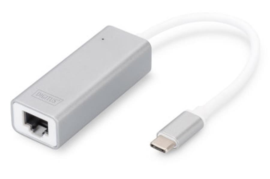 Kablolar ve Adaptörler Digitus DN-3024 USB TYPE C  Gigabit Ethernet Adaptörü, 1x10-100-1000 port,1xUSB Tip C erkek port Satın Al