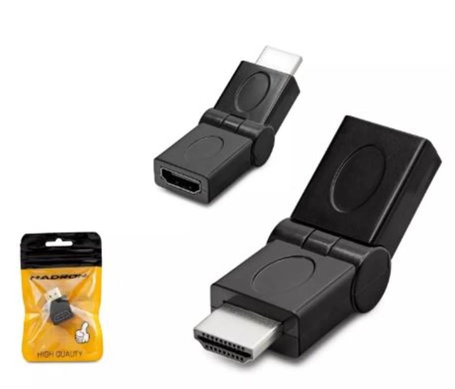 Kablolar ve Adaptörler Hadron Hdx1257 Hdmi To Hdmi F Çevirici Mafsallı Siyah Satın Al