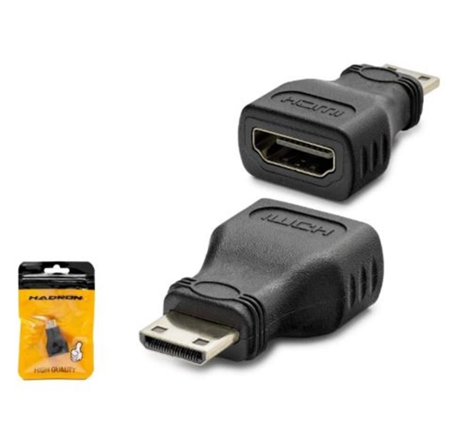 Kablolar ve Adaptörler HADRON HDX1268 Mini HDMI to HDMI Adaptör 1080p Siyah Satın Al