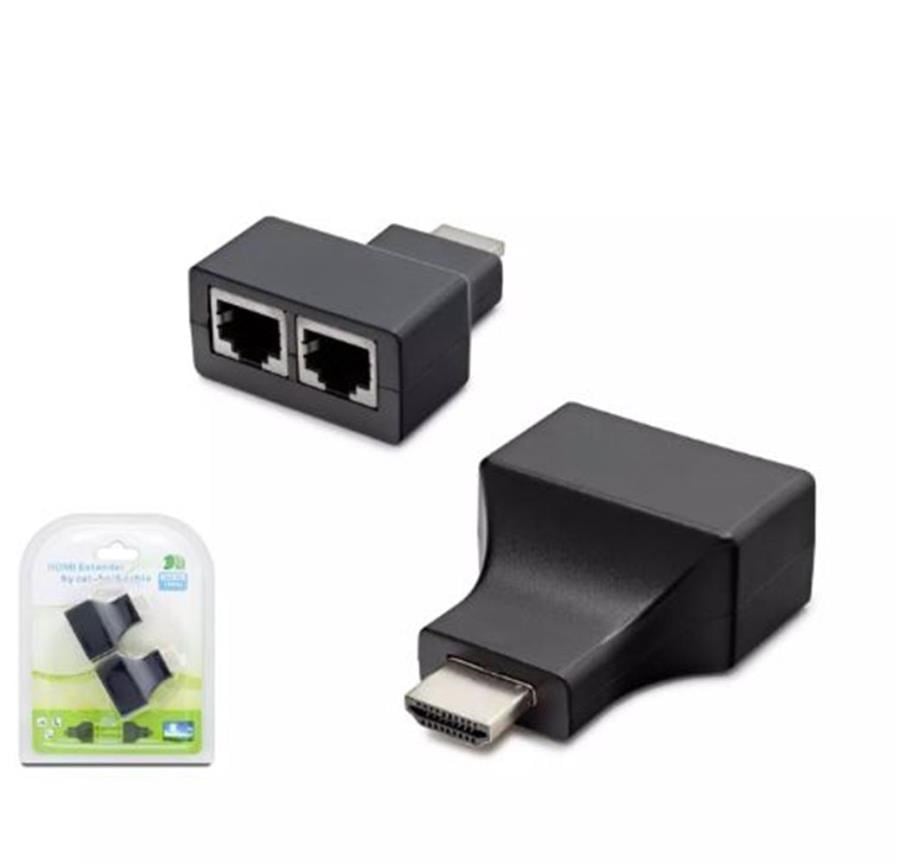 Kablolar ve Adaptörler HADRON HDX1298 30M HDMI EXTENDER BY CAT5-6 SİYAH Satın Al