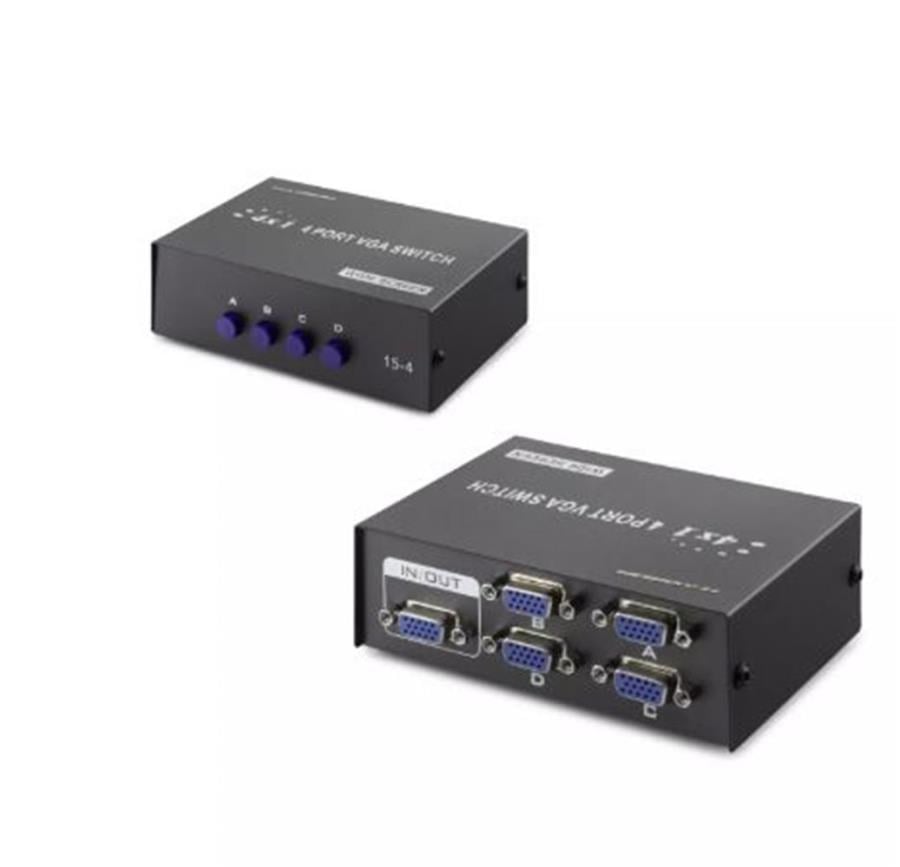 Kablolar ve Adaptörler Hadron Hdx1329 4 Port Vga Switch 54Mhz 4Giriş 1Çıkış Satın Al