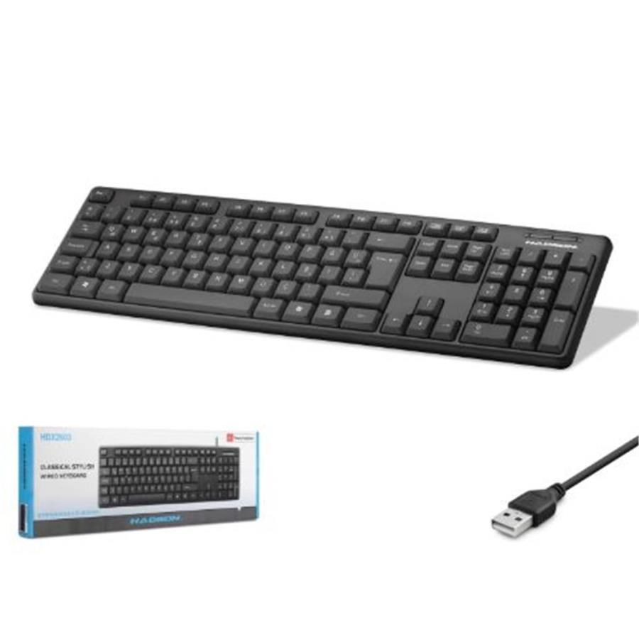 Kablolar ve Adaptörler HADRON HDX2603 Standart Klavye Siyah Satın Al