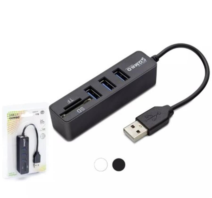 Kablolar ve Adaptörler Hadron Hdx7009 Usb Hub Combo 3-Usb + Sd + Tf Siyah Satın Al