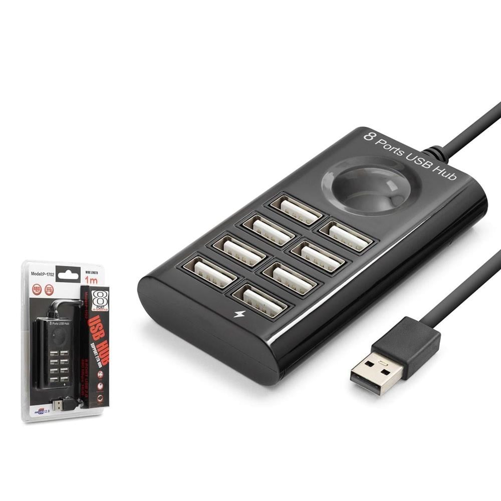 Kablolar ve Adaptörler Hadron hdx7052 Usb Hub 8-Usb 8in1 1M Siyah Satın Al