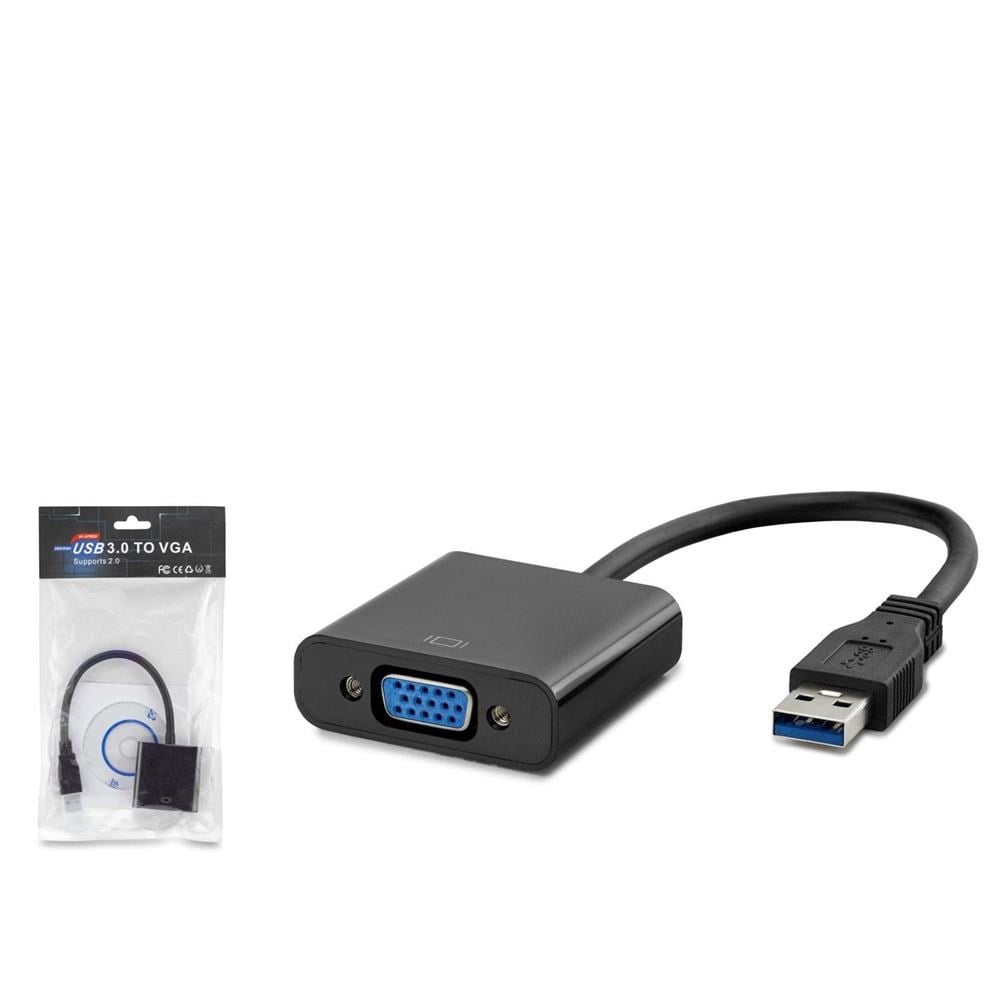 Kablolar ve Adaptörler Hadron Hdx7779 Usb3.0 To Vga F Çevirici 1080P Siyah Satın Al
