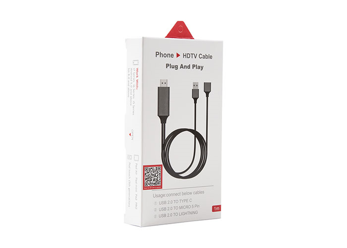 Kablolar ve Adaptörler Hytech HY-XO51 Siyah-Gri USB-F to HDMI 1m Mobil Telefon Uyumlu Kablo Satın Al