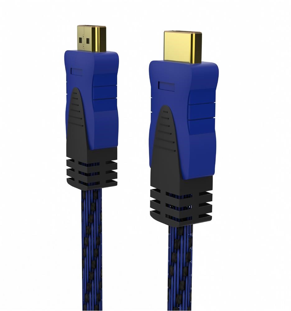Kablolar ve Adaptörler Inca Ihk-05T 5mt Örgülü Altın Uç 2.0v Hdmı Kablo 18 Gbps Bant Genişliği , 4K& 2K & Full Hd Satın Al