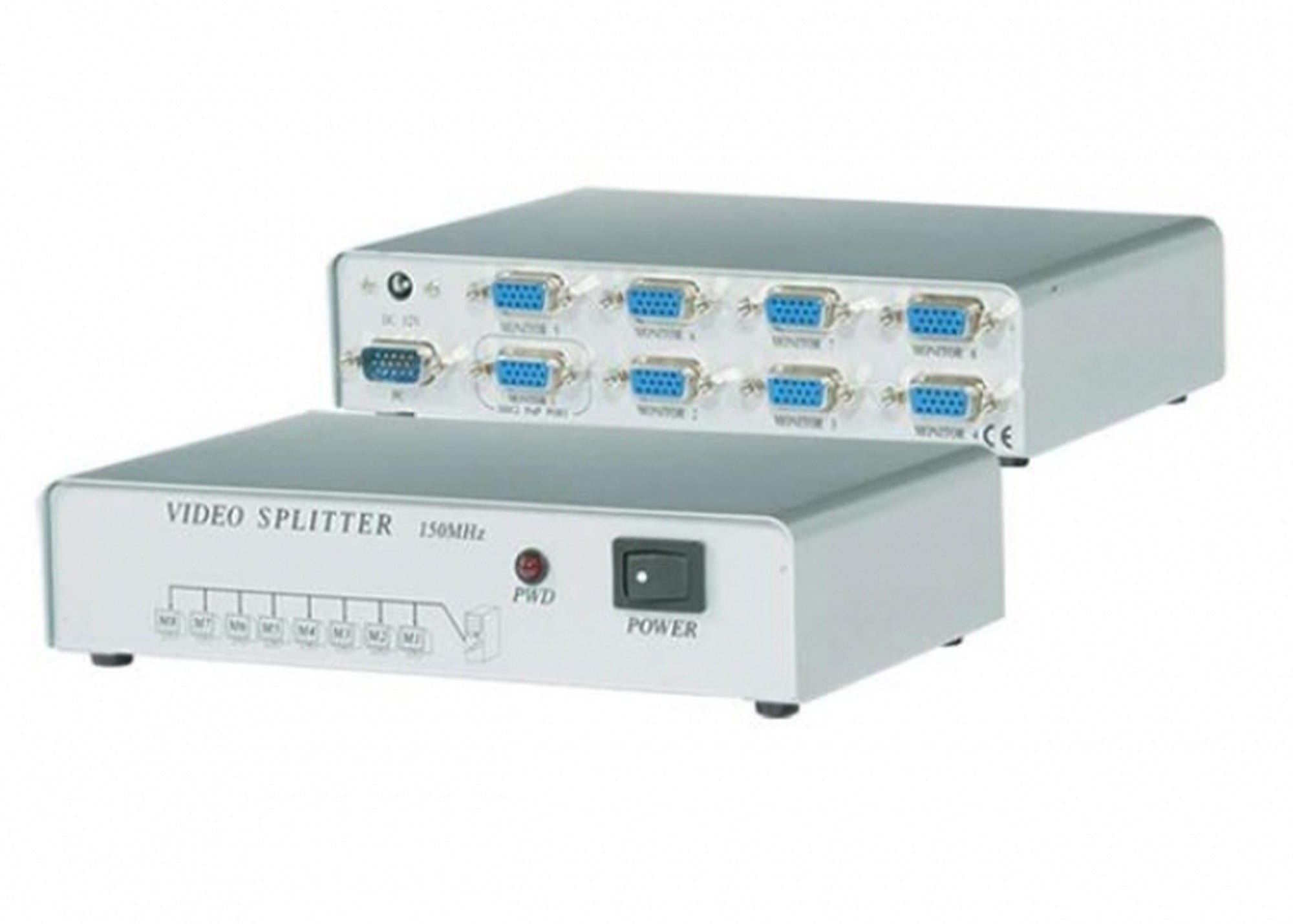 Kablolar ve Adaptörler S-link SL-158C 8 Port VGA Switch Satın Al