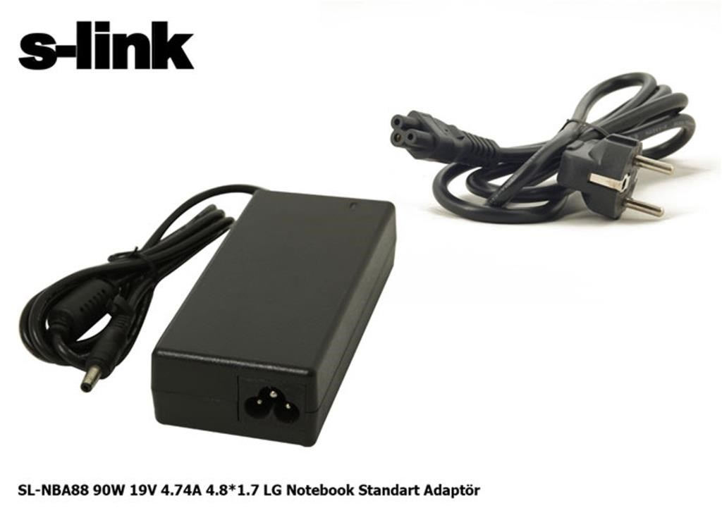 Kablolar ve Adaptörler S-LINK SL-NBA88 90W 19V 4.74A 4.8-1.7 LG NOTEBOOK Satın Al