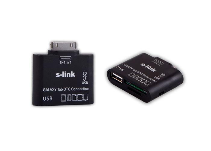 Kablolar ve Adaptörler S-link SMG-400 Samsung Galaxy Tablet Kart Okuyucu Satın Al