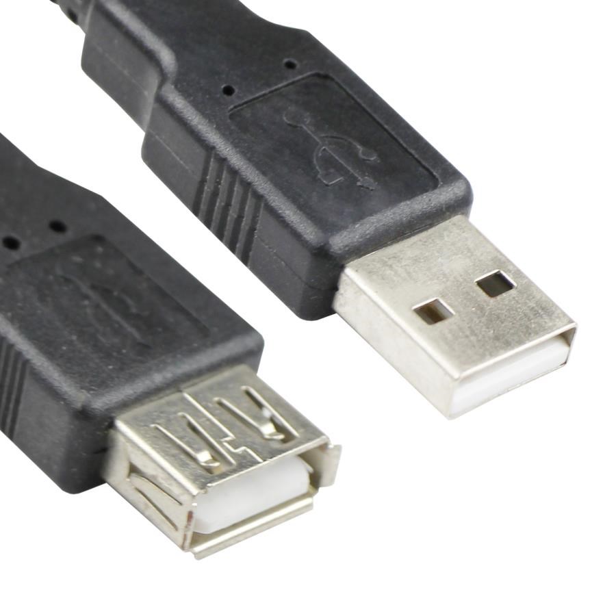 Kablolar ve Adaptörler Vcom CU202-B-5.0 Siyah 5.0MT Usb 2.0 Uzatma Kablosu Satın Al