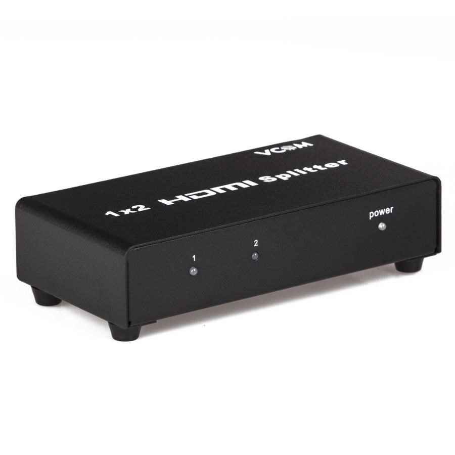 Kablolar ve Adaptörler Vcom DD412A 1-2 Port 1.4V 1080P Metal Hdmi Splitter Satın Al