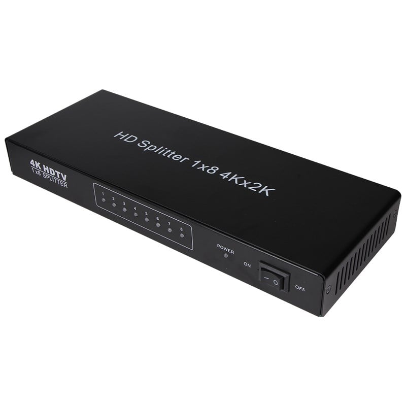 Kablolar ve Adaptörler Vcom DD448 1-8 Port 1.4V 4k@30hz Metal Hdmi Splitter Satın Al