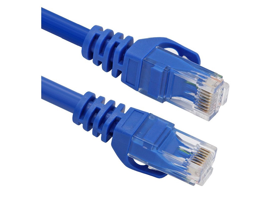 Kablolar ve Adaptörler Vcom NP611B-L-10.0 Cat6 10.0MT Mavi Utp Patch Kablo Satın Al