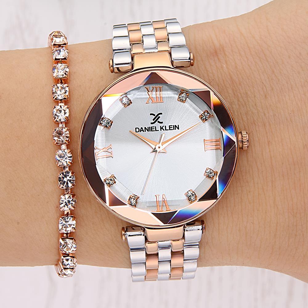 Kadın Kol Saatleri DANIEL KLEIN DKE.1.10811-6 Bileklik Hediyeli Kadın Kol Saati Satın Al