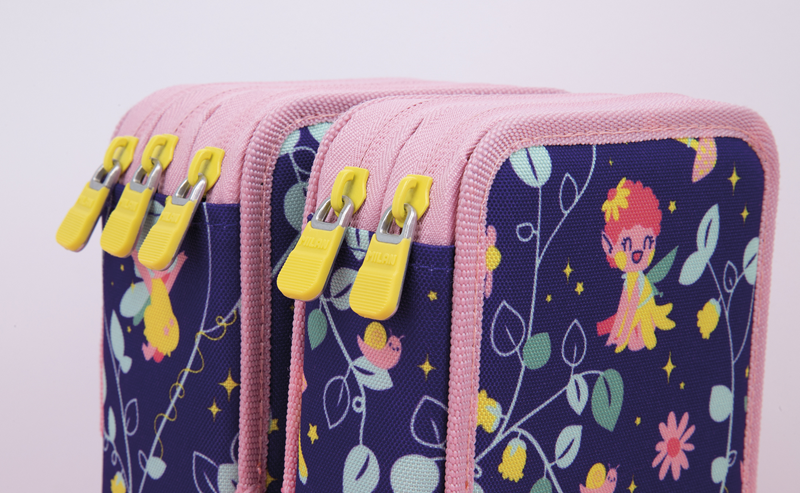 Kalem Çantası MILAN 081364FR FAIRY TALE  PERİ MASALI LİLA 3 CEPLİ SETLİ KALEM ÇANTASI Satın Al