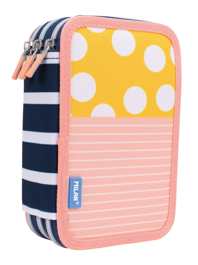 Kalem Çantası MILAN 081364SM2 SWIMS SARI-PEMBE 3 CEPLİ SETLİ KALEM ÇANTASI Satın Al