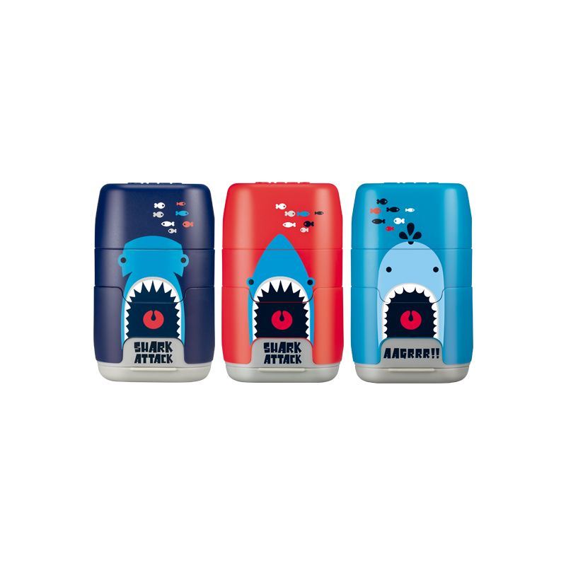 Kalemtıraşlar MILAN 4706116SRT COMPACT KALEMTRAŞ/SİLGİ(SHARK ATTACK) - 16ADET Satın Al