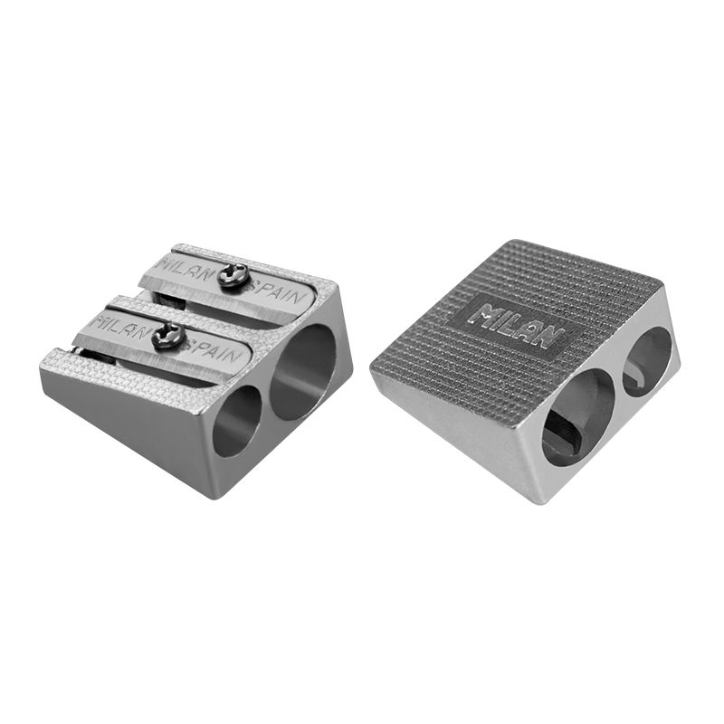 Kalemtıraşlar MILAN 80035 ÇİFT DELİKLİ METAL KALEMTRAŞ - 20ADET Satın Al