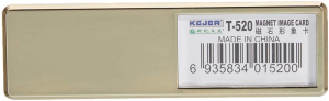 Kartvizitlikler KEJEA T-520G MIKNATISLI İSİMLİK ALTIN - 78X22MM - 25ADET Satın Al
