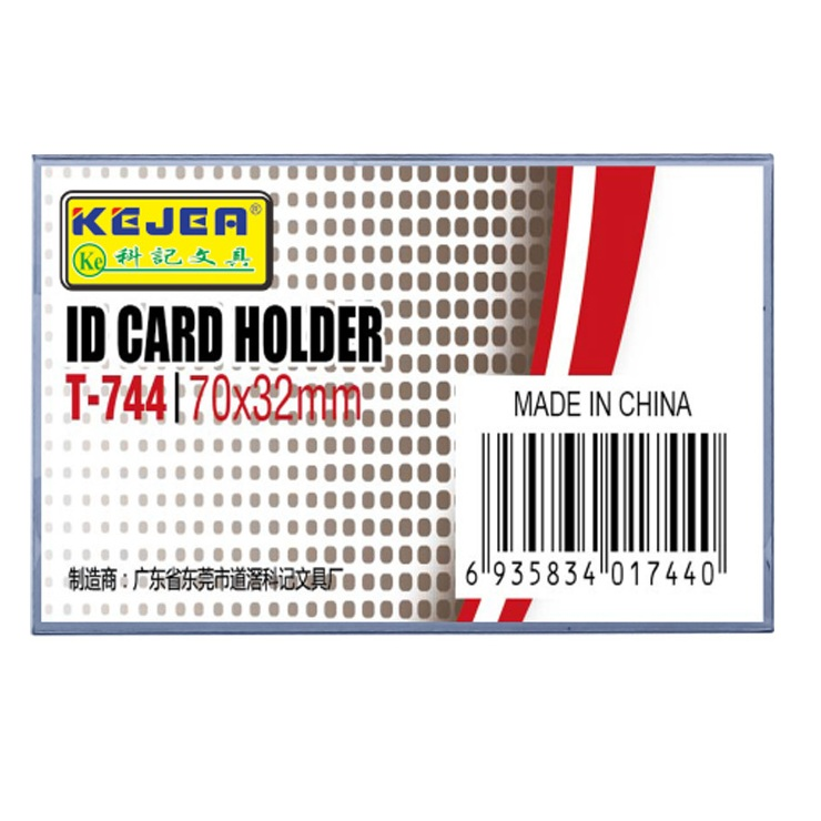 Kartvizitlikler KEJEA T-744 YAKA İSİMLİK KLİPSLİ - 70X32MM - 50ADET Satın Al