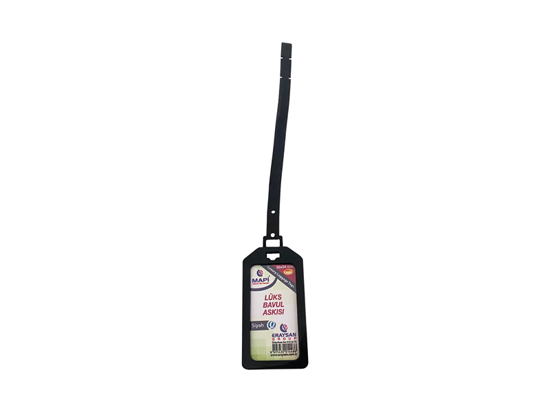 Kartvizitlikler MAPİ LÜKS BAVUL ASKISI (PLASTİK) 35X54 SİYAH TEKLİ Satın Al
