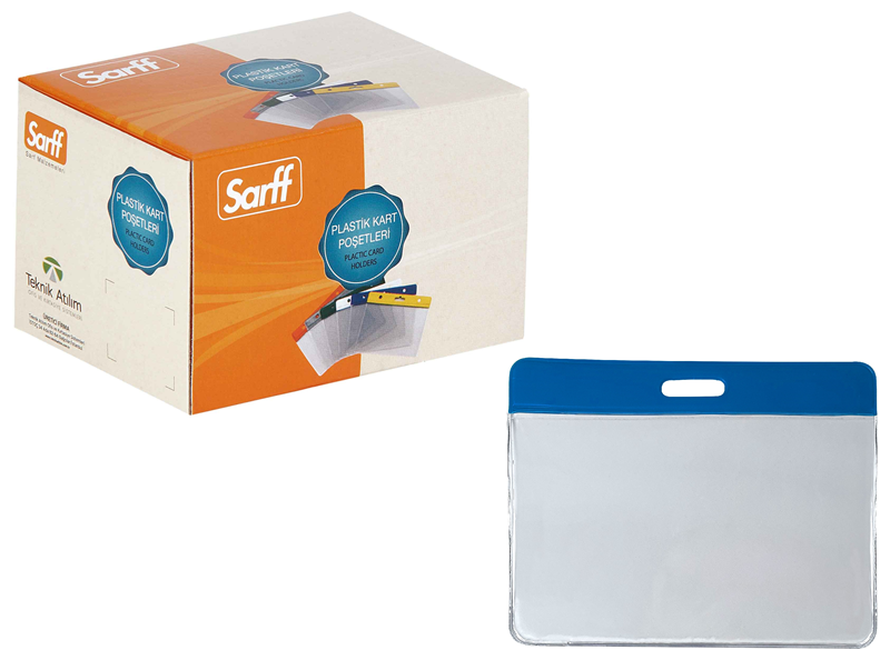 Kartvizitlikler SARFF 7.5X9.5CM MAVİ KART POŞETİ - 100ADET Satın Al