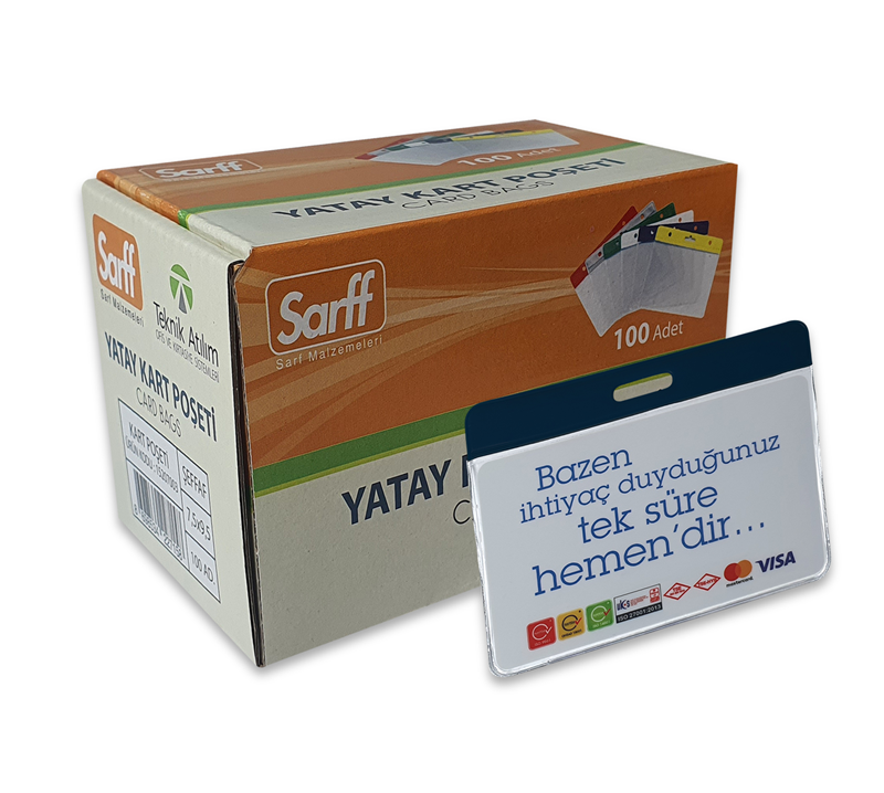 Kartvizitlikler SARFF 9.5X7.5CM LACİVERT KART POŞETİ - 100ADET Satın Al
